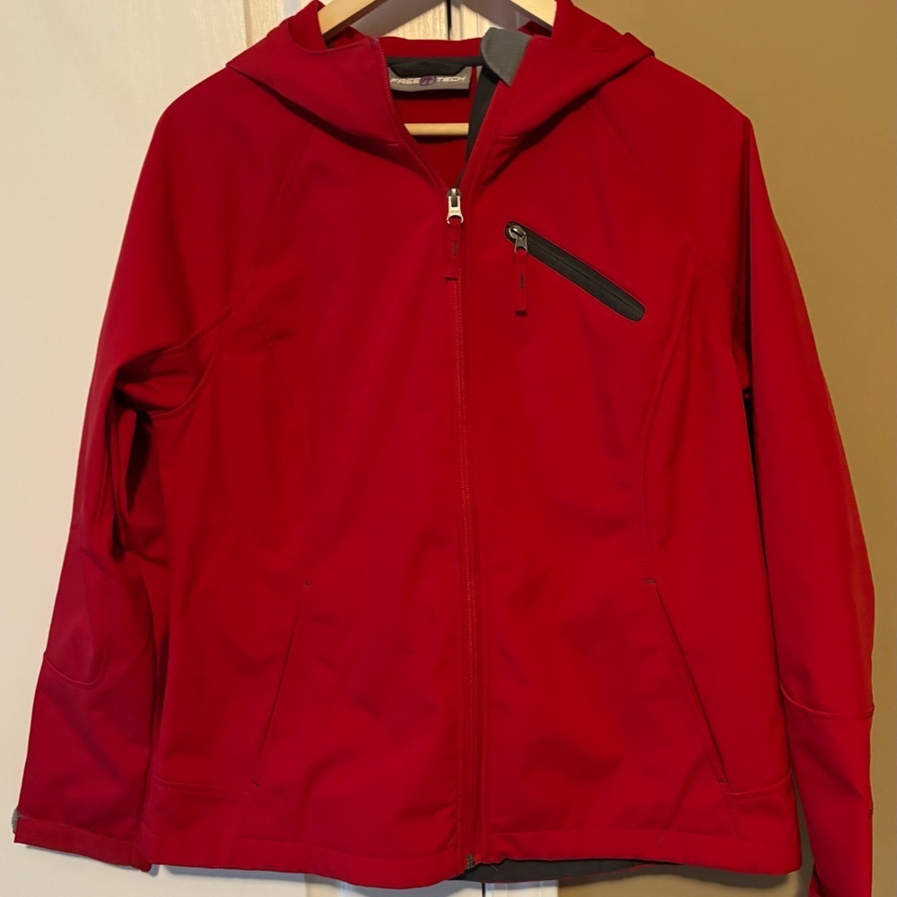 Women's Red Varsity Jacket
